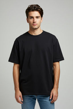 TRENDYOL MAN Ekru Oversize/Genis Kesim %100 Pamuklu Kal?n T-Shirt TMNSS25TS00109 - Trendyolmilla фото 2