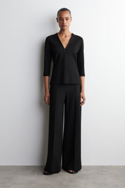 BLUSA EL?STICA CON CUELLO DE PICO - H&m фото 5