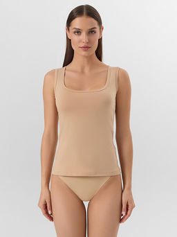 Топ бельевой женский бежевый