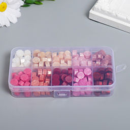 Набор сургуча «Оттенки розового», перламутр, 10 цветов, 12.7×6.5×2 см