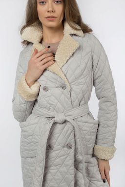 05-2103 Куртка женская зимняя (пояс)