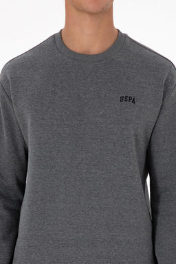 Erkek Antrasit Melanj Basic Sweatshirt - U.s. polo assn фото 6