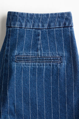 Falda pantal?n tableada en denim - H&m фото 7