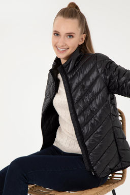 Женское черное пальто Неожиданная скидка в корзине - U.s. polo assn фото 4