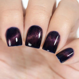 Магнитный лак для ногтей Длинная Ночь, 11 мл - Masura фото 4