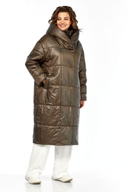 Пальто Diamant 2132 шоколад фото 3