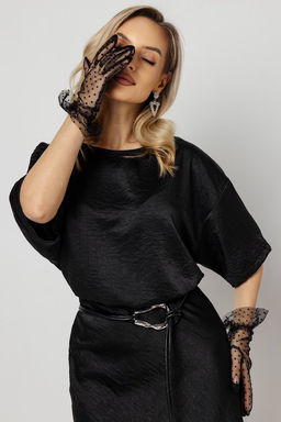 Блузка женская 4483/01/Чёрный - Rise фото 2