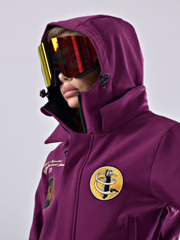 Женский зимний сноубордический комбинезон Alpha Endless 222/220730 RRG Бордовый  фото 12