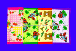 Цена за 10 пар. Носовые платки детские плотный поплин