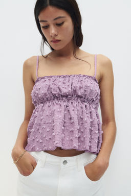 Top en punto con textura - H&m фото 8