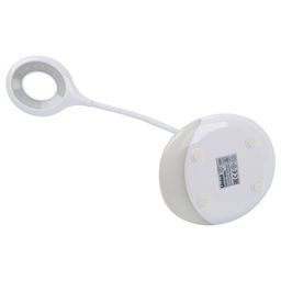 TLD-535 White/LED/250Lm/5500K/Dimmer Светильник настольный с ночником RGB, 4W. Встроенный аккумулятор 1800mAh. Сенсорный выключатель. Белый. TM Uniel.