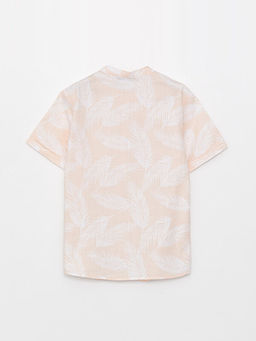 Hakim Yaka Desenli K?sa Kollu Erkek ?ocuk G?mlek - Waikiki фото 2