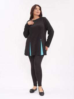 Туника с клиньями ZTU15002BLK01 - Артесса фото 2