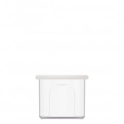 Цена за 2 шт. Банка для хранения сыпучих продуктов "Эстетика" 0,8л круглая (бело-бежевый) М8731