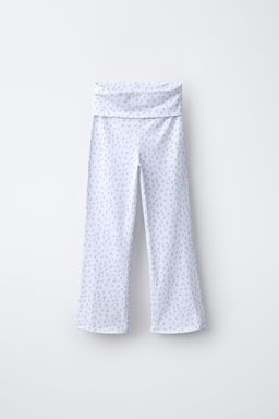 6-14 A?OS/ PIJAMA ESTAMPADO FLORES / Azul claro - Zara фото 4