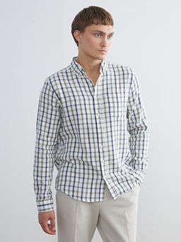 Regular Fit Uzun Kollu Ekose Arm?rl? Erkek G?mlek