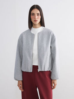 Bisiklet Yaka Kad?n Ka?e Ceket