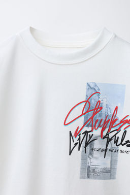 GRAFFITI PRINT T-SHIRT - Zara фото 9