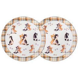 НАБОР ТАРЕЛОК ЗАКУСОЧНЫХ LEFARD ЛУЧШИЕ ДРУЗЬЯ 2 ШТ. 23 СМ