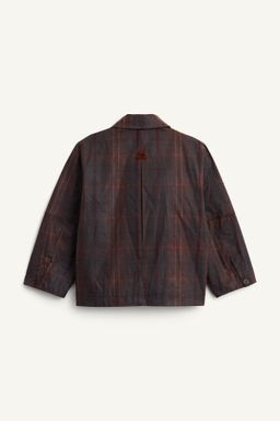 LIMITED EDITION CHECK WAXED COAT