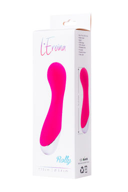 Стимулятор точки G LEROINA Rolly, силикон, розовый, 15 см