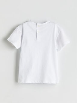 Bask?l? Erkek Bebek Ti??rt ve ?ort 2li