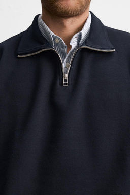BASIC QUARTER ZIP SWEATSHIRT - Zara фото 30