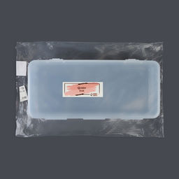 Бокс для хранения, с крышкой, 24×11×6.3 см, прозрачный