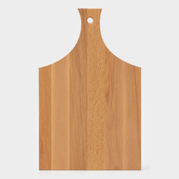 Доска разделочная с ручкой Magistro, 40×24×1.2 см, дерево дуб