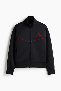 Chaqueta de ch?ndal efecto neopreno Loose Fit