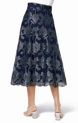 Вечерняя юбка, синяя - Patrizia dini фото 4