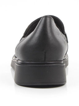 03-DEB103-1 BLACK Лоферы женские (натуральная кожа)