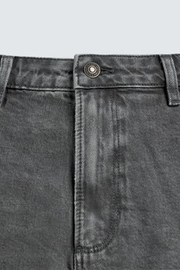 BERMUDA RELAXED FIT BOLSILLO CARPINTERO / Gris oscuro - Zara фото 9