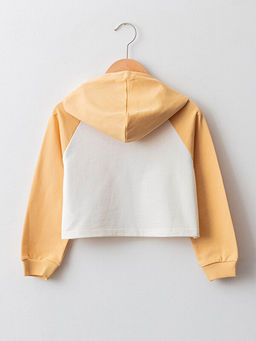 Kap??onlu Snoopy Bask?l? Uzun Kollu K?z ?ocuk Sweatshirt - Waikiki фото 2