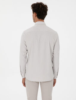 Vizon Slim Fit _izgili Slim Fit G_mlek
