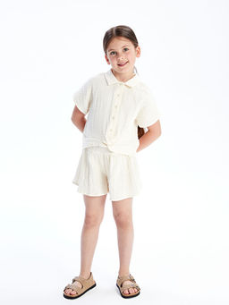 Beli Lastikli Basic M?slin K?z ?ocuk ?ort