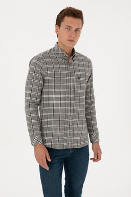 Erkek Koyu Ye_il Uzun Kollu G_mlek