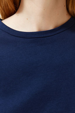 Trendyolmilla Gri Melanj Galaksi Desenli Baby Overlok Detayl? Sortlu Orme Pijama Tak?m? THMSS24PT00203 фото 10