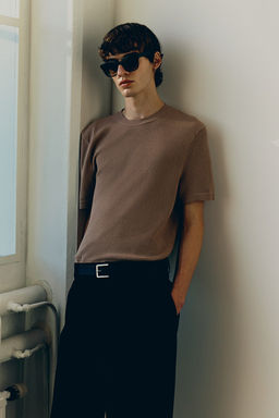 Camiseta tejida Slim Fit - H&m фото 3