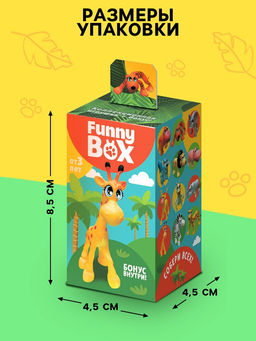 Игровой набор Funny Box Зоопарк: карточка, фигурка, лист наклеек - Woow toys фото 5