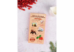 Шоколад молочный с сушеной брусникой Карелия (плитка)