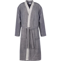 Халат Махровый Мужской DELRAY Кимоно антрацит, XXL, 300 гр/м2