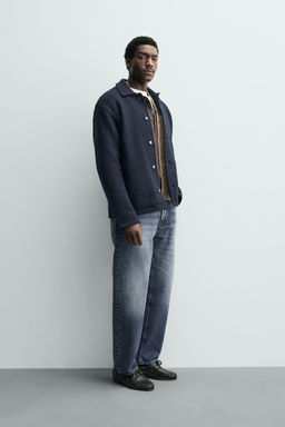 TEXTURED CARDIGAN WITH POCKETS - Zara фото 4