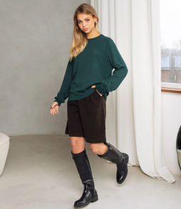 Джемпер #ОКТ125002, изумрудный - Dommod фото 4