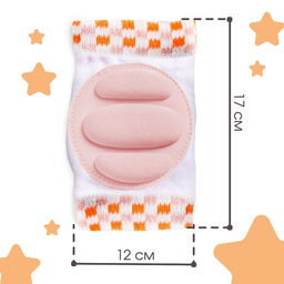 Наколенники детские для ползания, цвет розовый, от 6 мес. - Крошка я фото 5