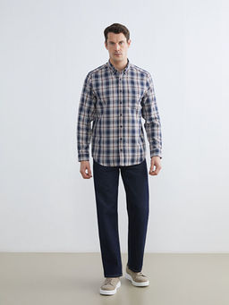 Regular Fit Uzun Kollu Ekose Arm?rl? Erkek G?mlek