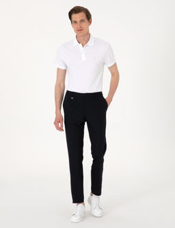 Lacivert Slim Fit Kuma_ Pantolon