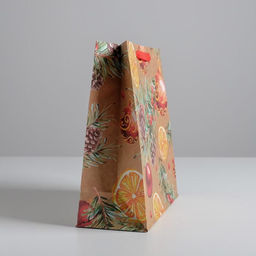 Пакет крафтовый квадратный Новогоднее настроение, 30 30 12 см - Дарите счастье фото 2