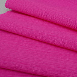 Бумага крепированная фуксия 60г/м2 (2025-№16) 50*250см, в пакете