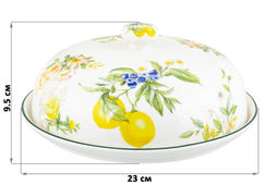 Блинница 23*23*9,5 см Лимоны NEW BONE CHINA - Elan gallery фото 11